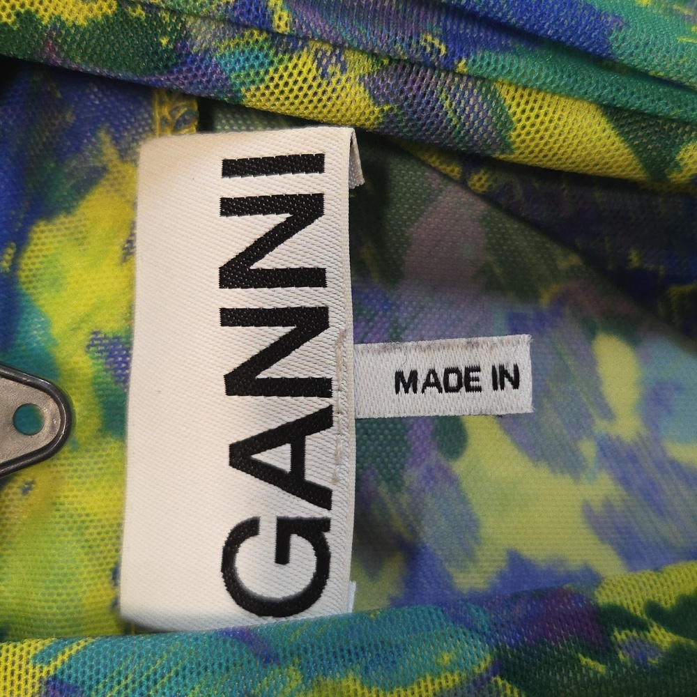 Ganni Multicolor Floral Long Sleeve Top - Picture 3 of 4